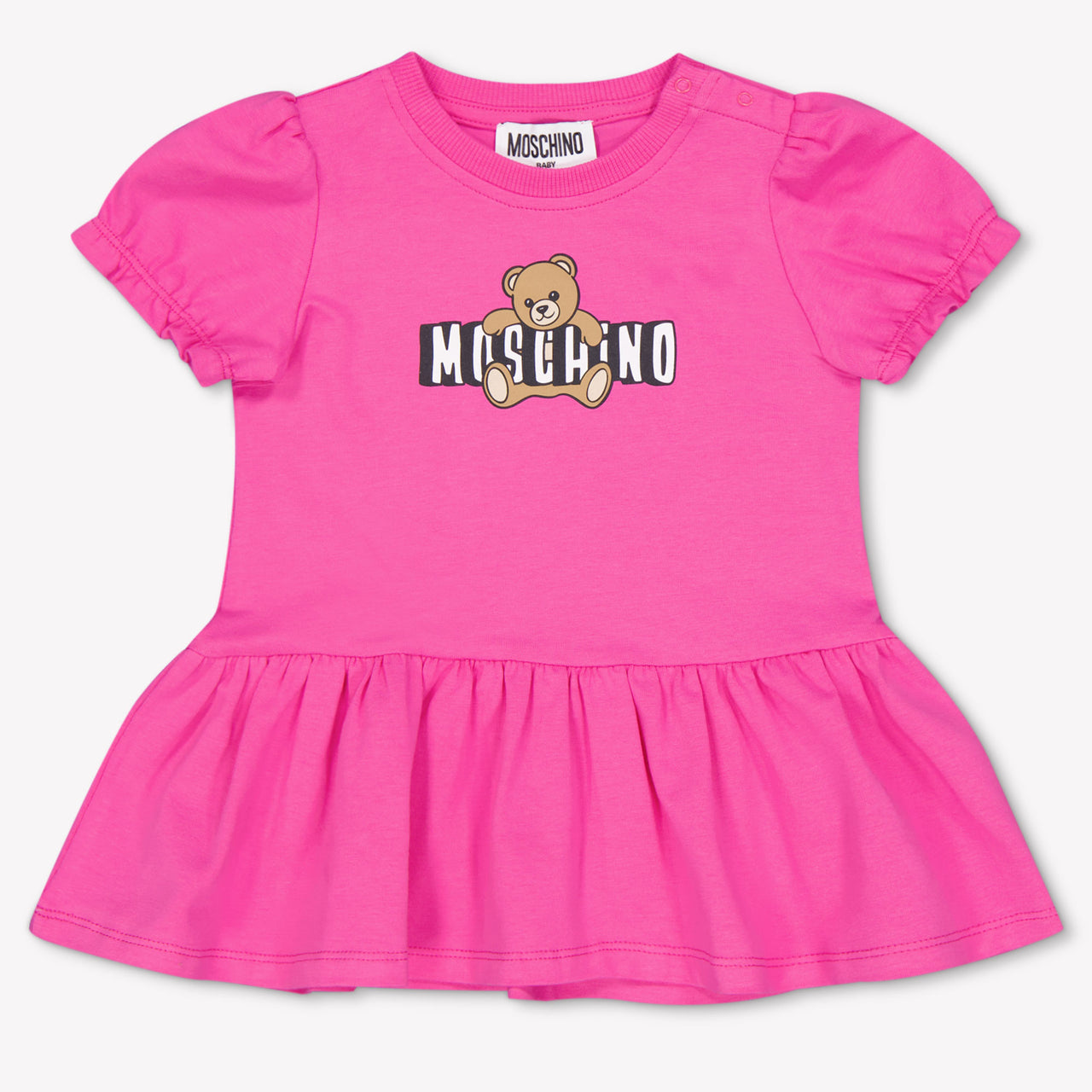 Moschino Baby Girls Dress In Fuchsia