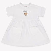 Moschino Baby Girls Dress In White