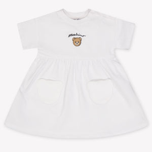 Moschino Baby Girls Dress In White