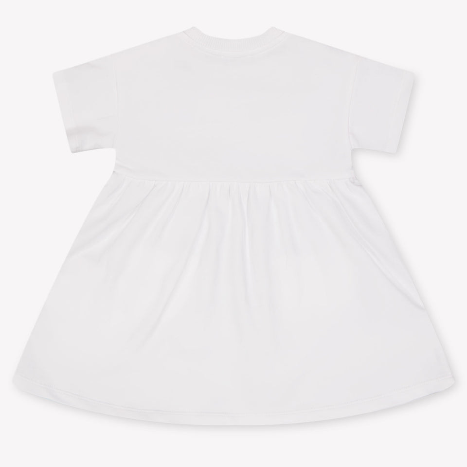 Moschino Baby Girls Dress In White