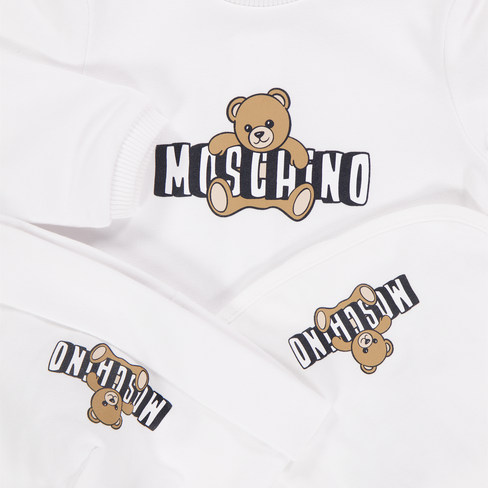 Moschino Baby Unisex Boxpakjes in Wit