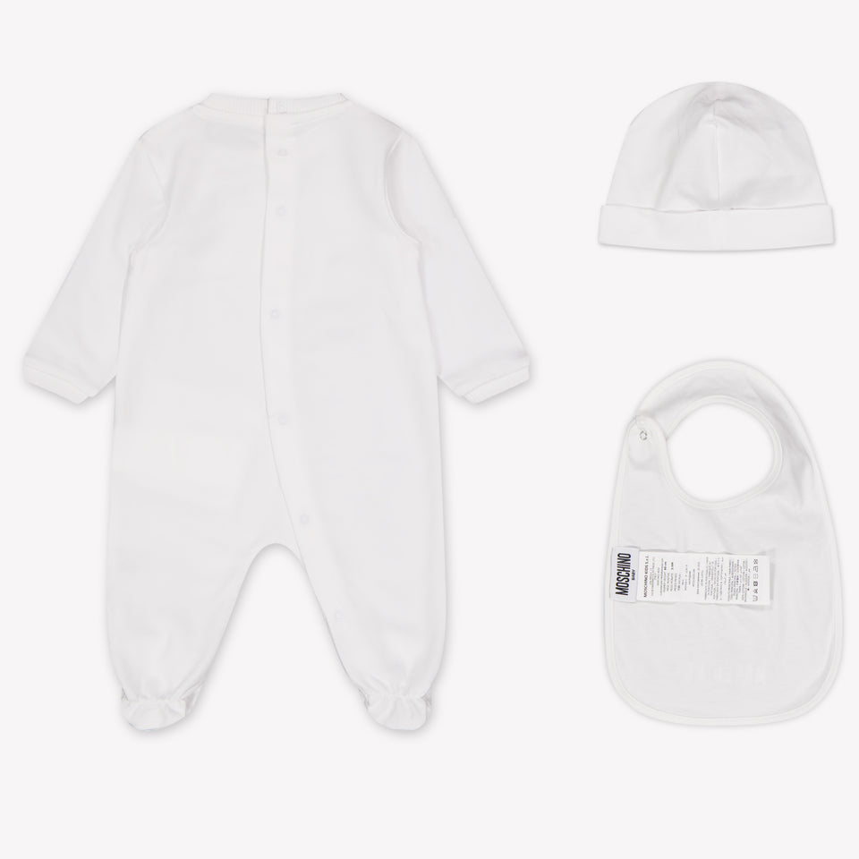 Moschino Baby Unisex Boxpakjes in Wit