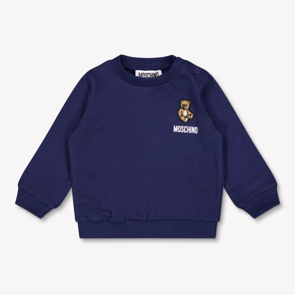 Moschino Baby Jongens Trui In Navy
