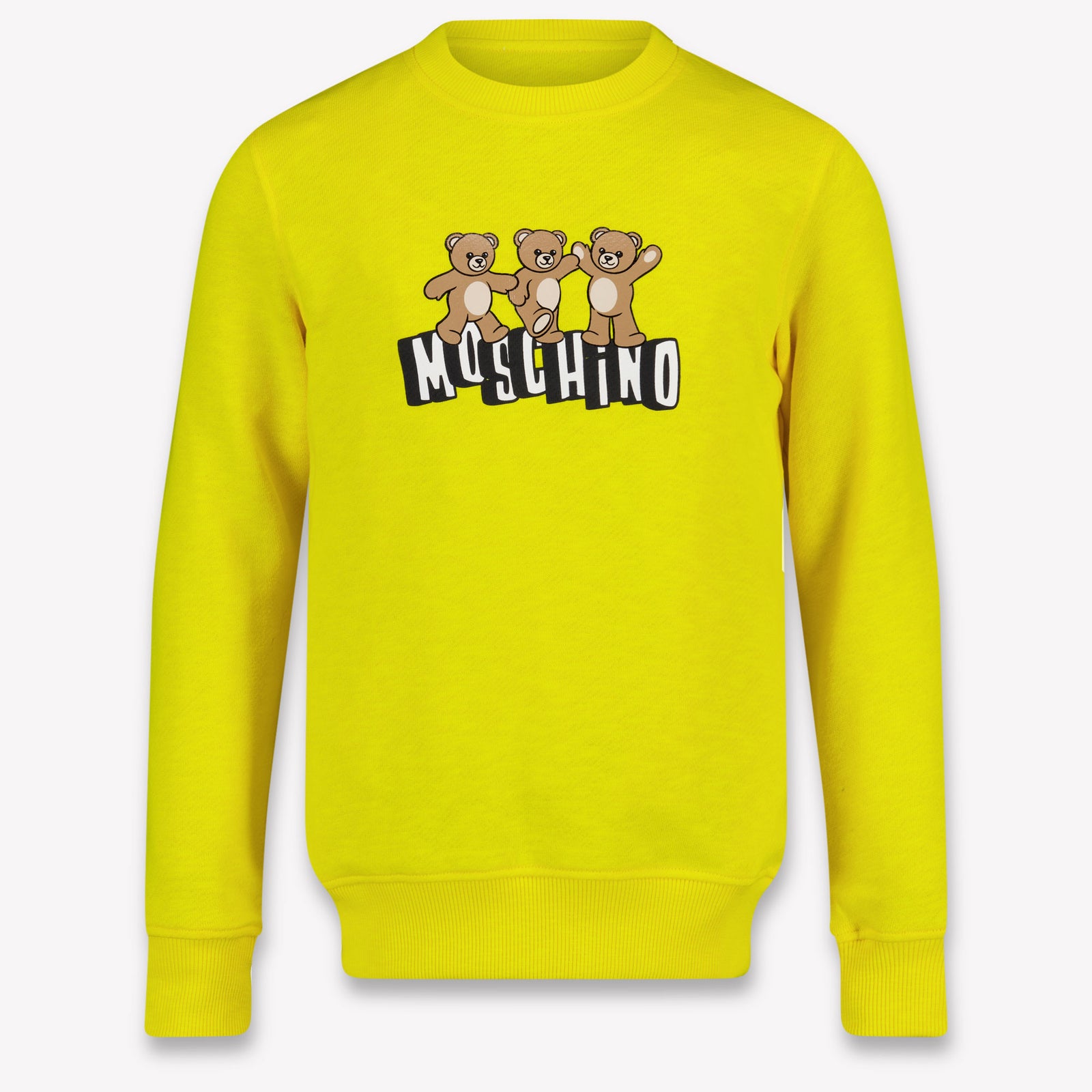 Moschino Kinder Unisex Trui In Geel