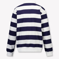 Moschino Kids Boys Sweater In Navy