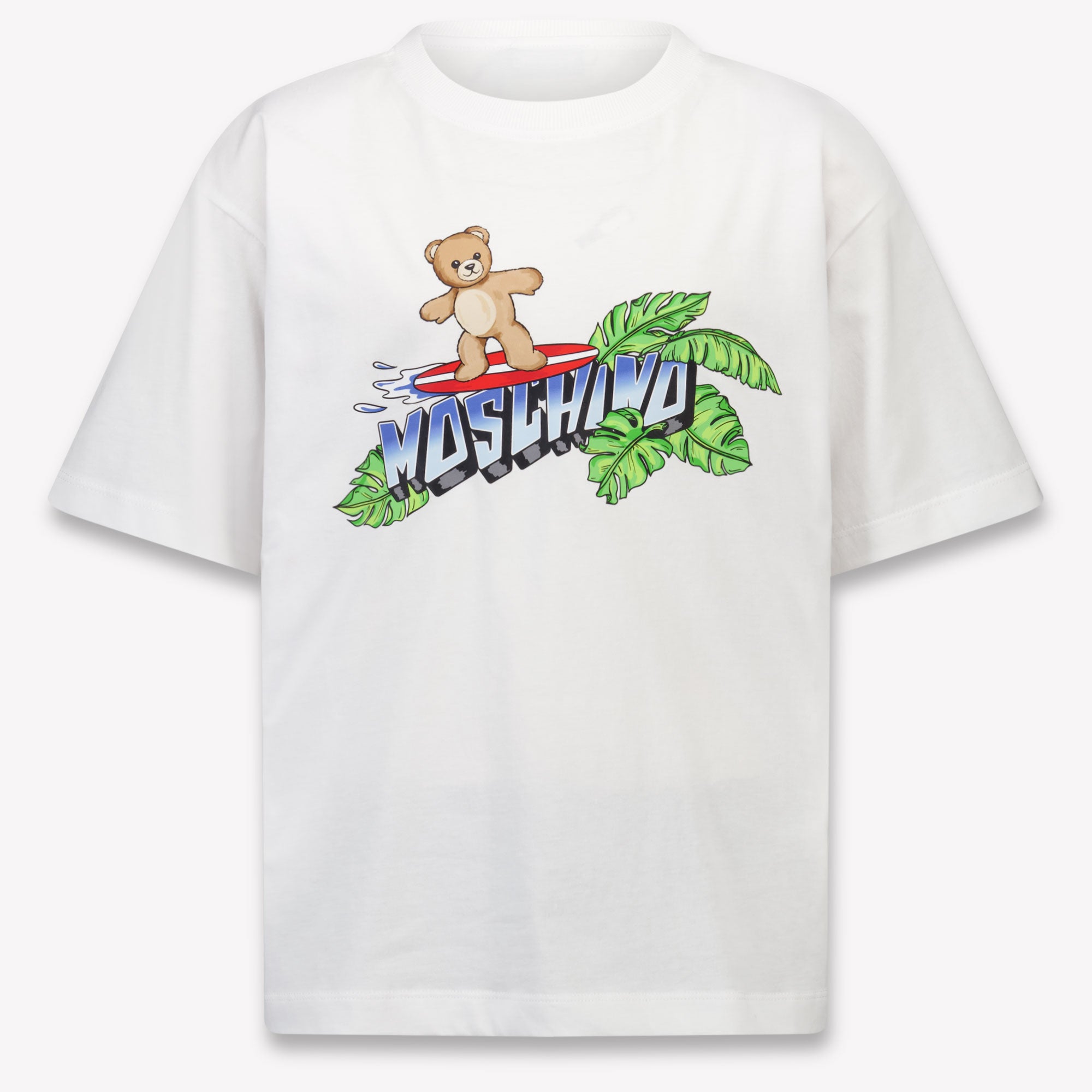 Moschino Kinder Jongens T-Shirt In Wit