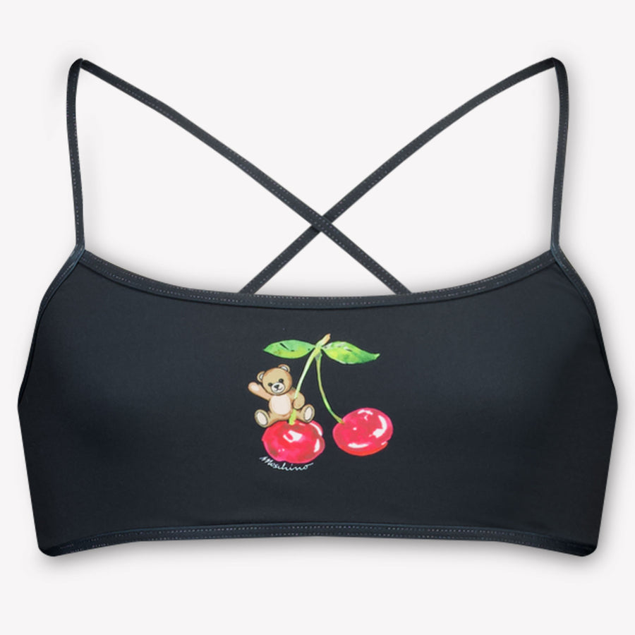 Moschino Kids Girls Swimwear In Black