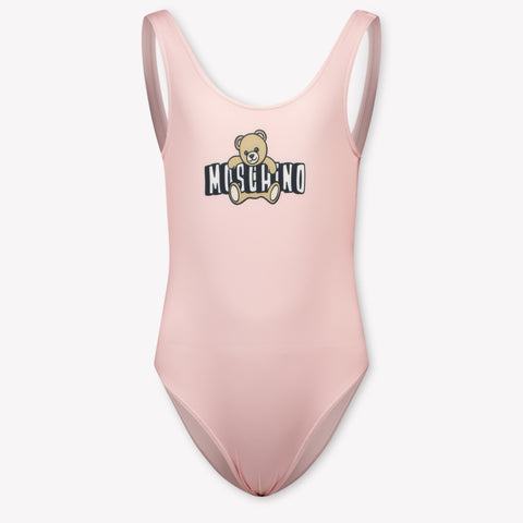 Moschino Kids Girls Swimwear In Light Pink