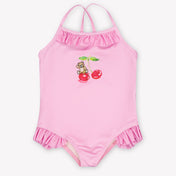 Moschino Baby Girls Swimwear In Pink