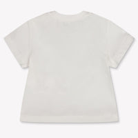 Moschino Baby Unisex T-Shirt In OffWhite