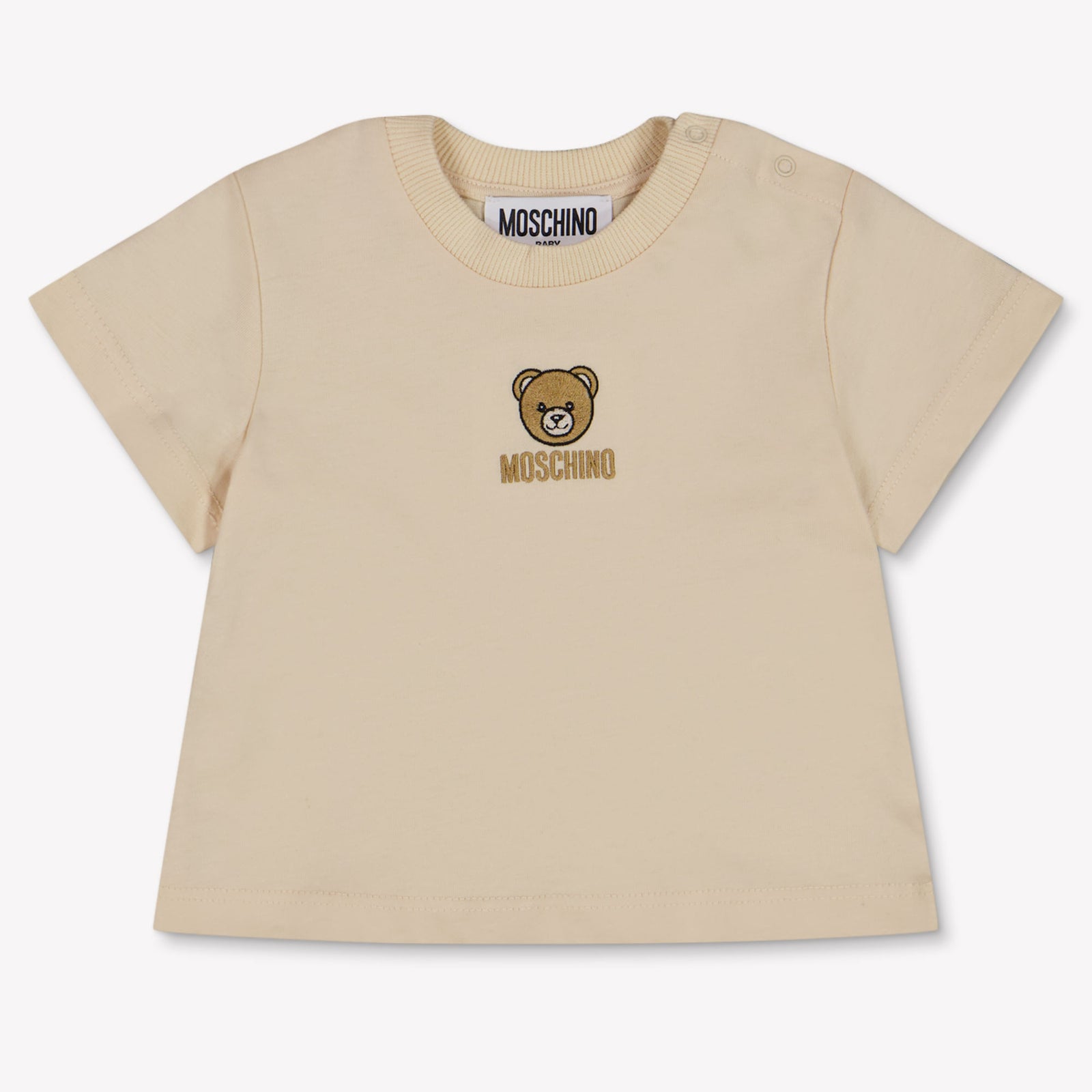 Moschino Baby Unisex T-Shirt In Beige