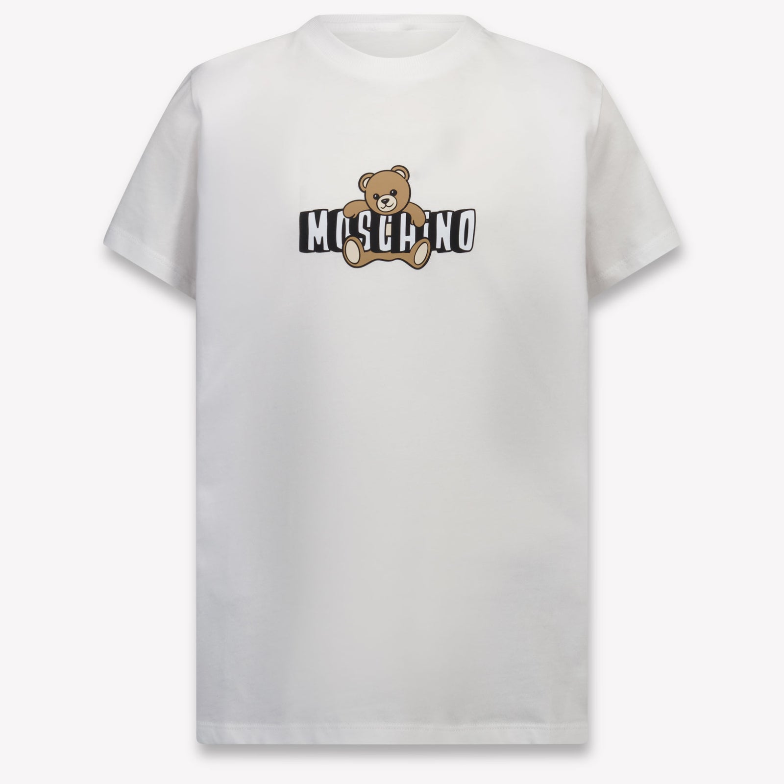 Moschino Kinder Unisex T-Shirt In Wit