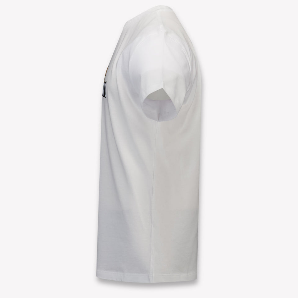 Moschino Kinder Unisex T-Shirt In Wit