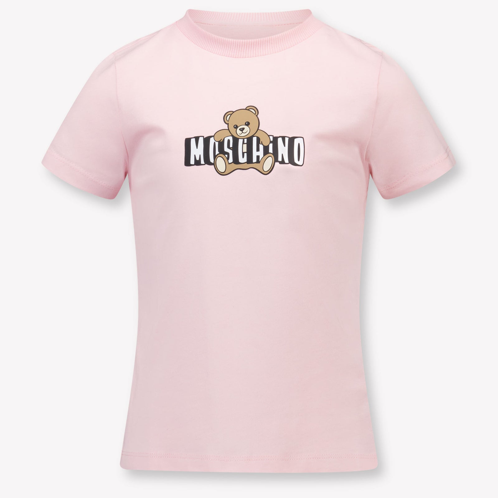Moschino Kinder Unisex T-Shirt In Licht Roze