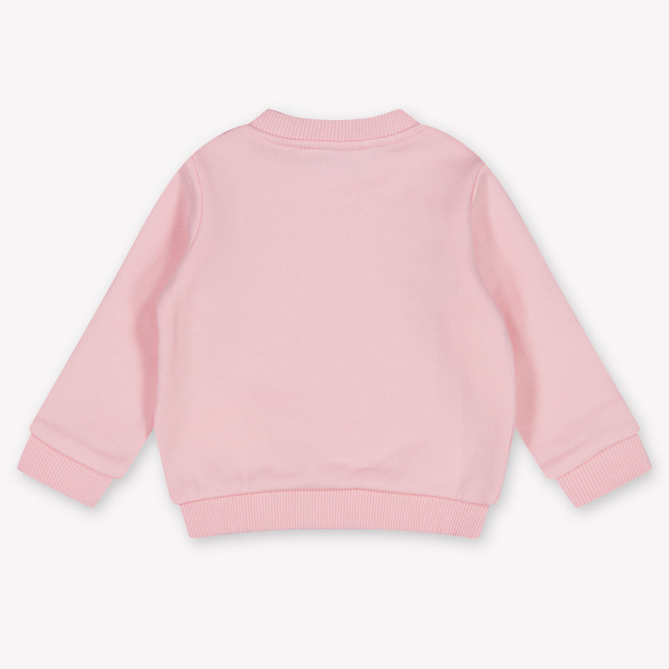 Moschino Baby Unisex Trui In Licht Roze