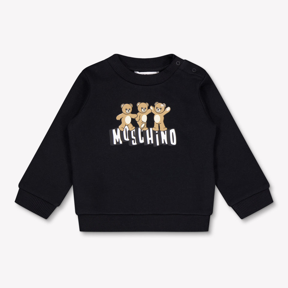 Moschino Baby Unisex Sweater In Black