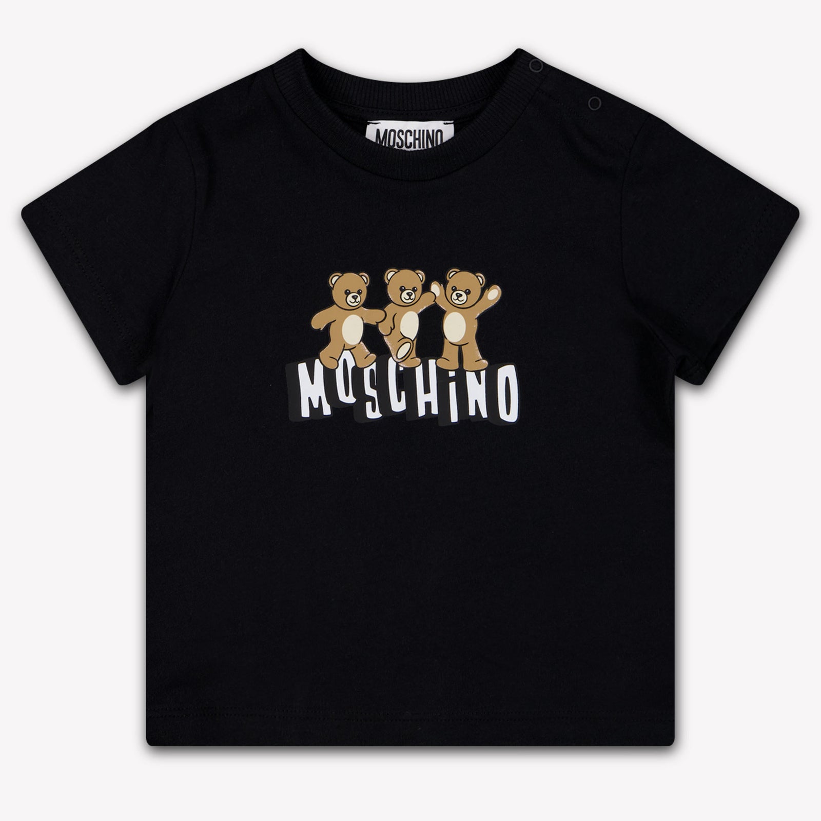 Moschino Baby Jongens T-Shirt In Zwart