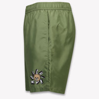 Moschino Kids Boys Swimwear In Army
