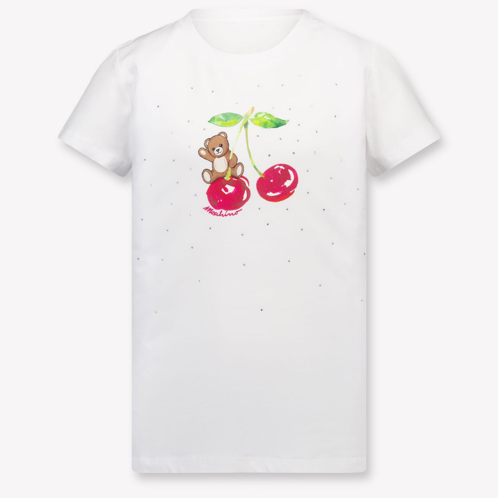 Moschino Kinder Meisjes T-Shirt In Wit