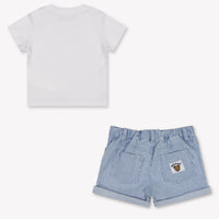 Moschino Baby Boys Sets in Light Blue