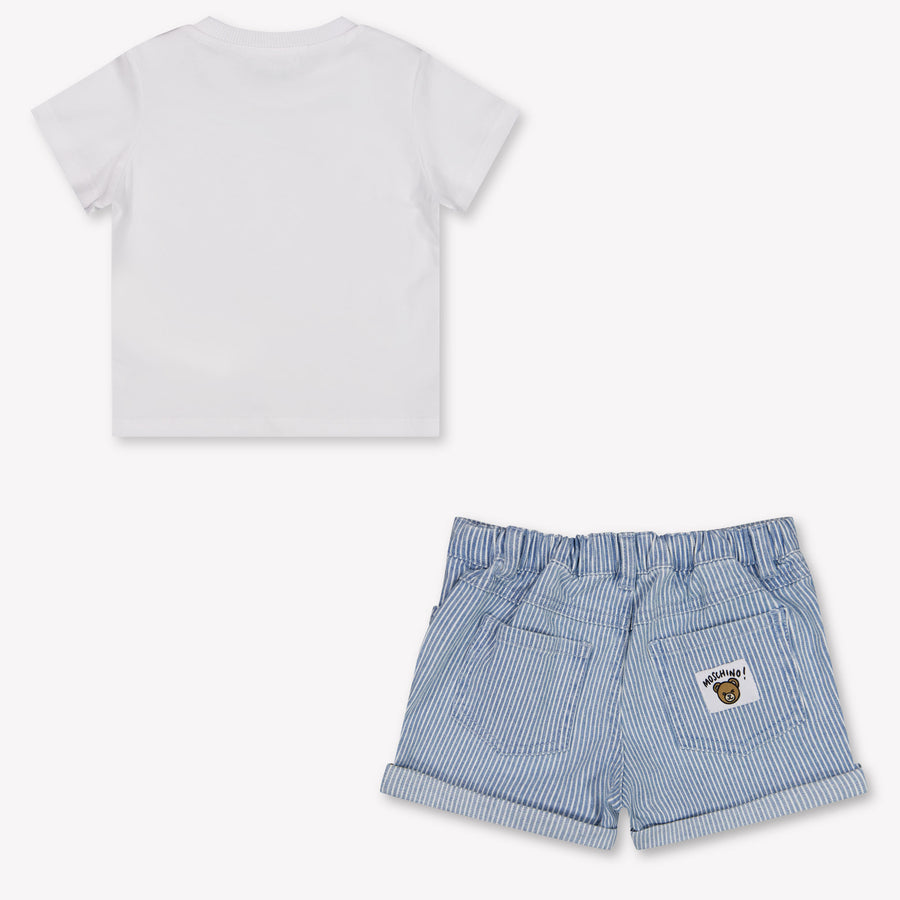 Moschino Baby Boys Sets in Light Blue