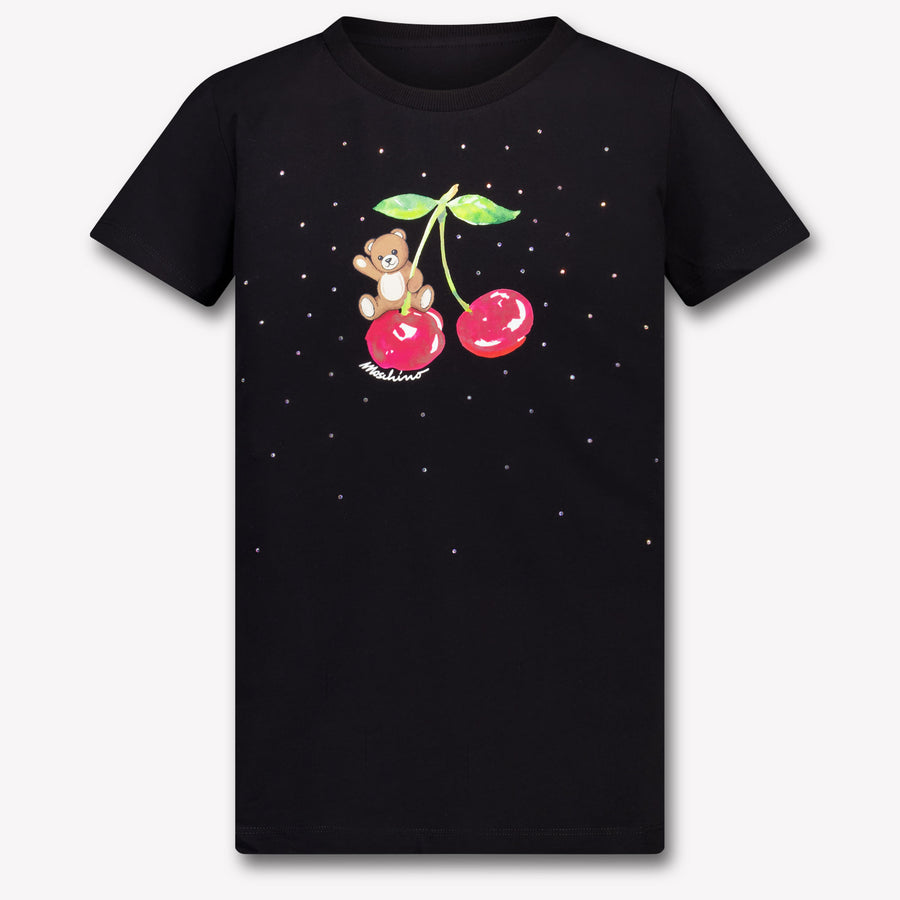 Moschino Girls T-Shirt in Black