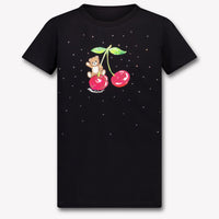Moschino Kids Girls T-Shirt In Black