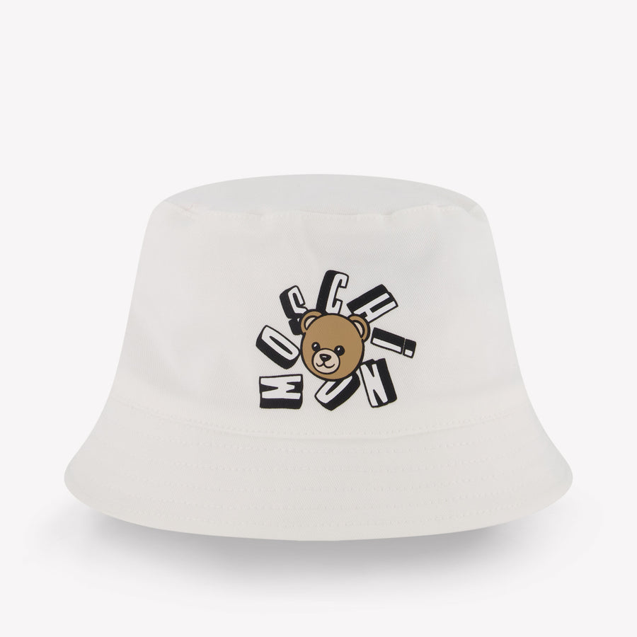 Moschino Baby Unisex Hat in White