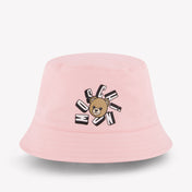 Moschino Baby Unisex Hat In Light Pink