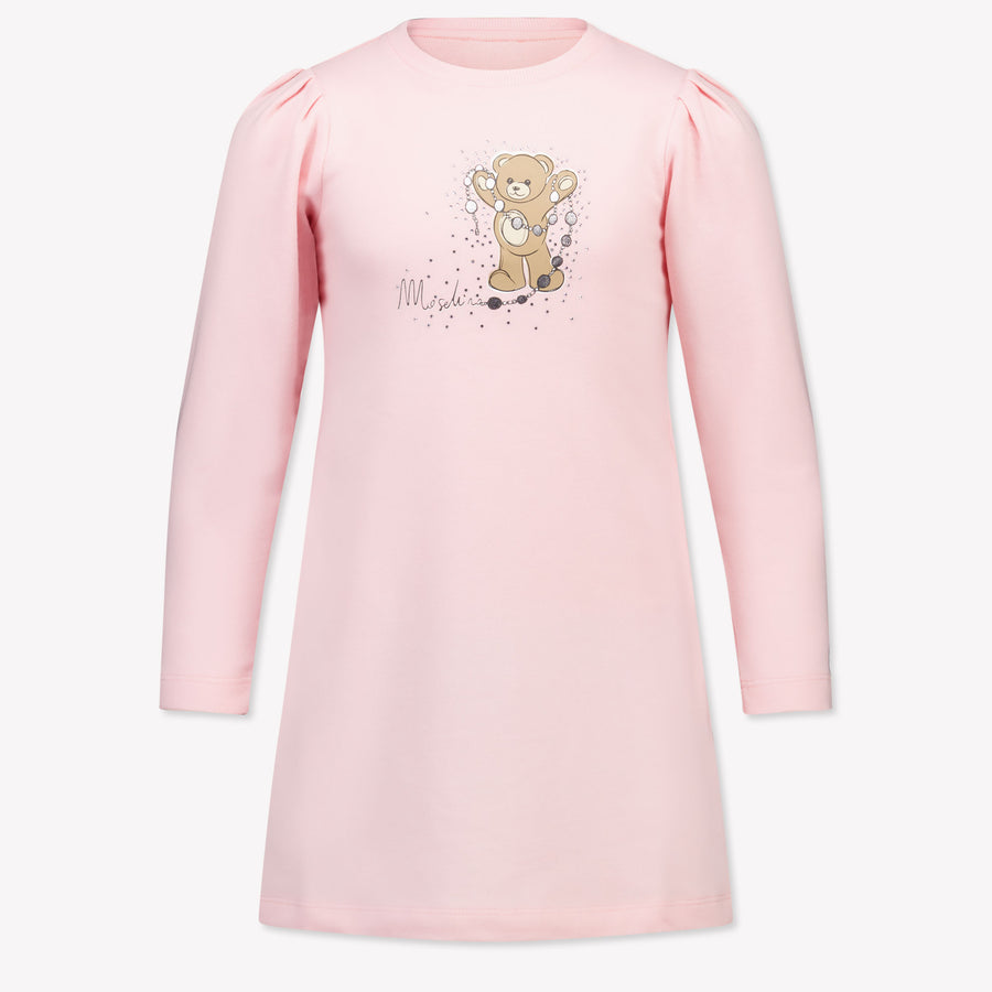 Moschino Girls Dress in Light Pink