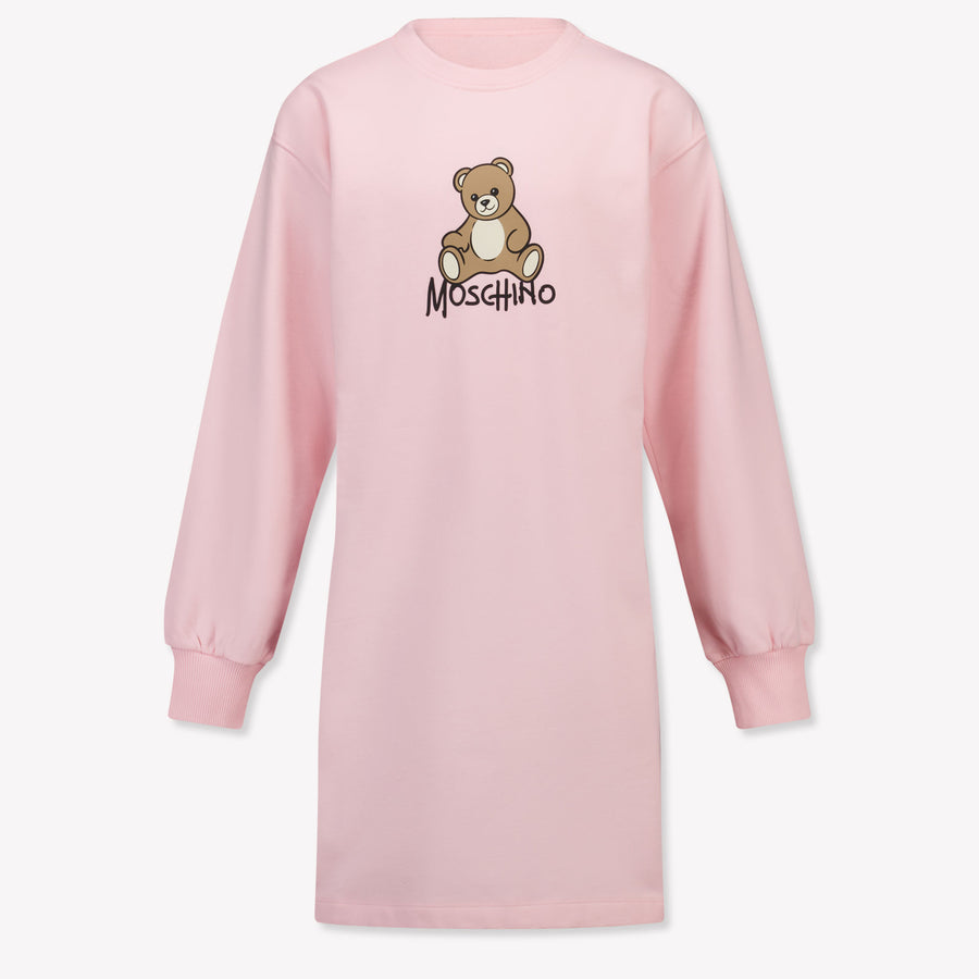 Moschino Kids Girls Dress In Light Pink