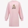 Moschino Girls Dress in Light Pink