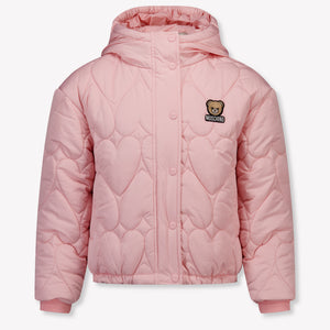 Moschino Kids Girls Jackets In Light Pink