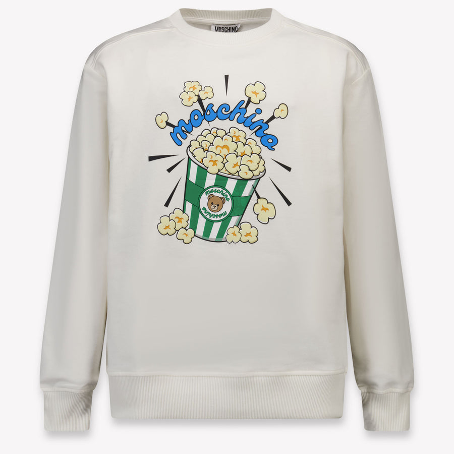 Moschino Boys Sweater in Off-White