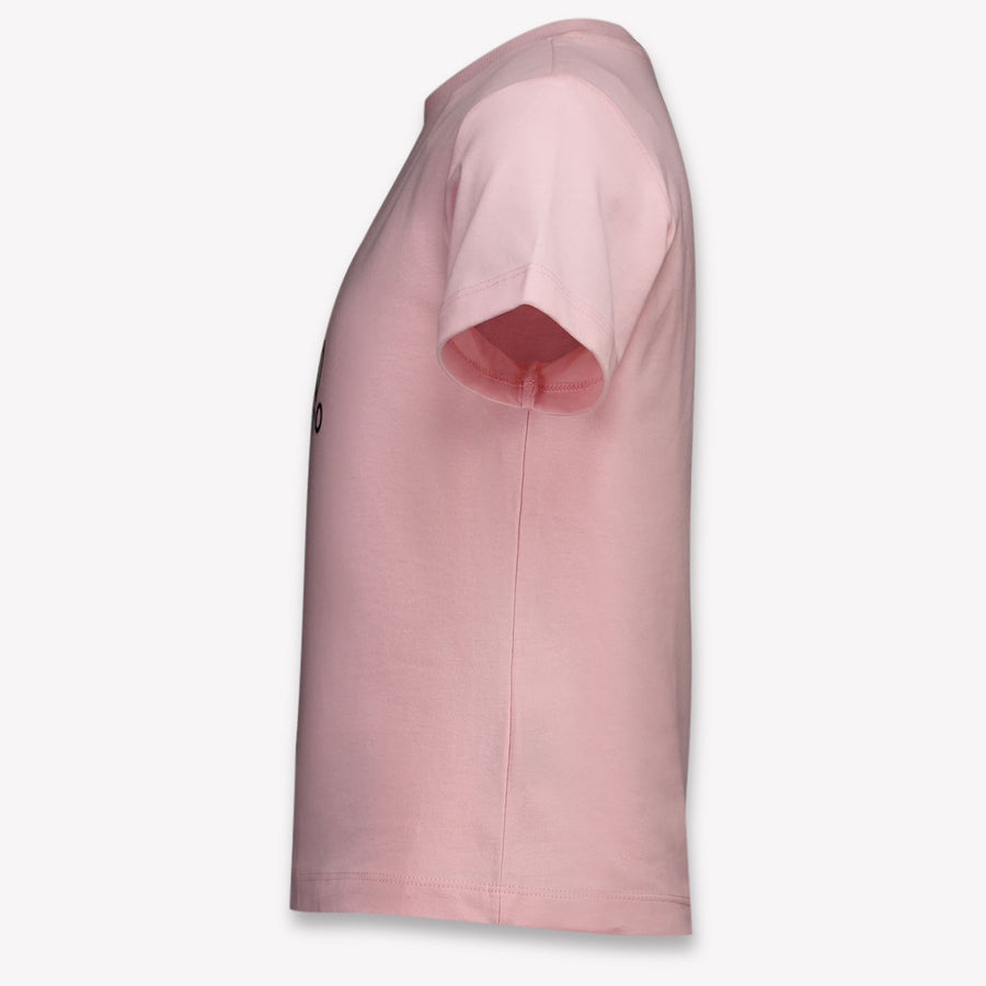 Moschino Kinder Meisjes T-Shirt In Licht Roze