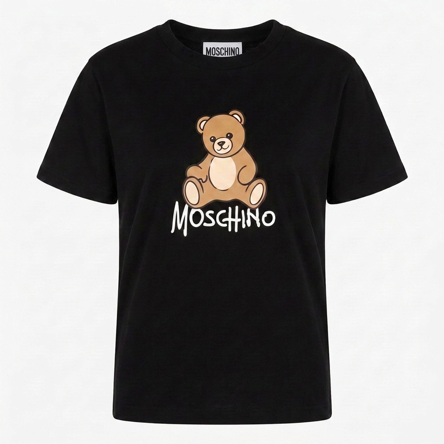Moschino Kinder Unisex T-Shirt In Zwart