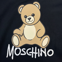 Moschino Kinder Unisex T-Shirt In Zwart