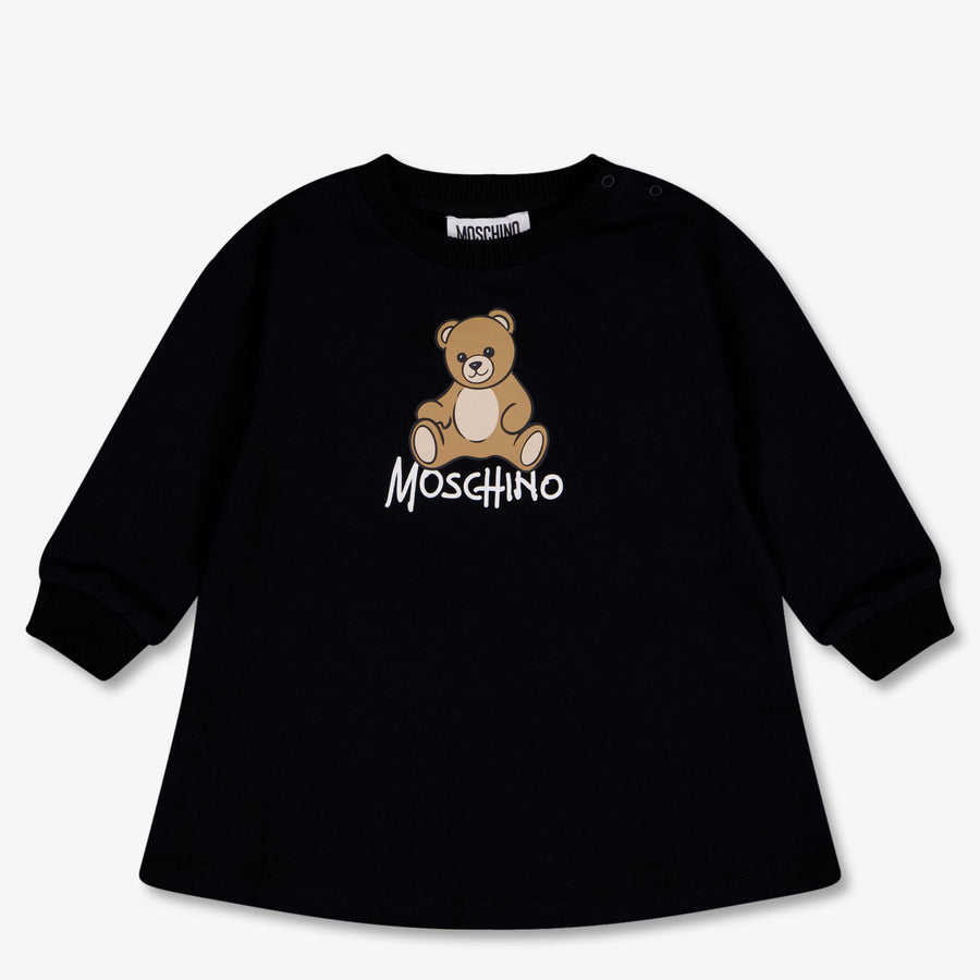 Moschino Baby Girls Dress In Black