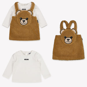 Moschino Baby Meisjes Jurk In Beige