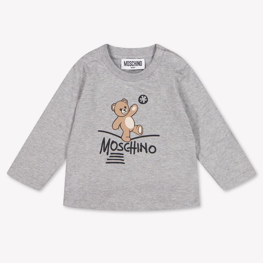 Moschino Baby Girls T-Shirt in Grey