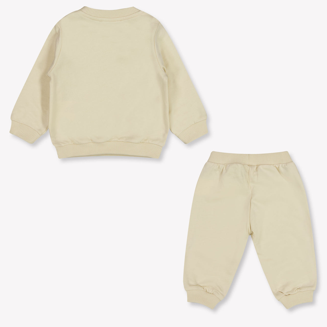Moschino Baby Unisex Jogging suit In Beige