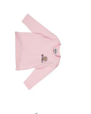 Moschino Baby Unisex T-Shirt In Light Pink