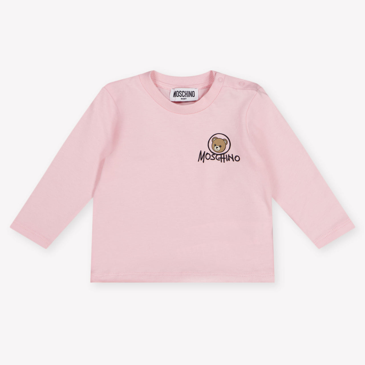 Moschino Baby Unisex T-Shirt In Light Pink