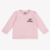 Moschino Baby Unisex T-Shirt In Light Pink