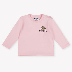 Moschino Baby Unisex T-Shirt In Licht Roze