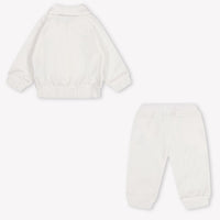 Moschino Baby Unisex Joggingpak In Off White
