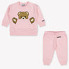 Moschino Baby Meisjes Joggingpak In Licht Roze