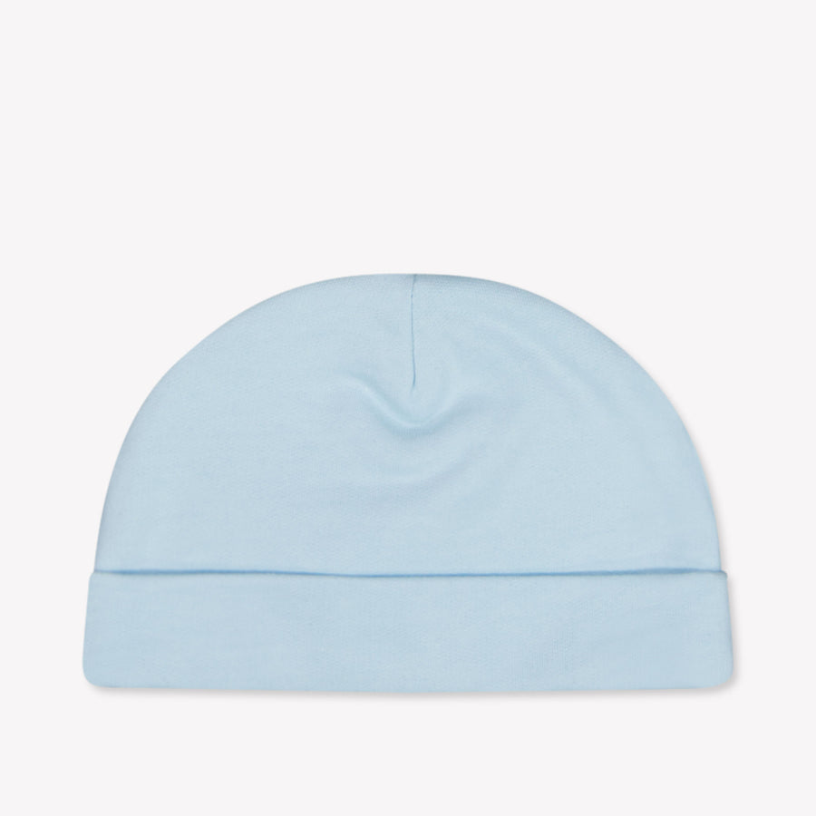 Moschino Baby Unisex Muts In Licht Blauw