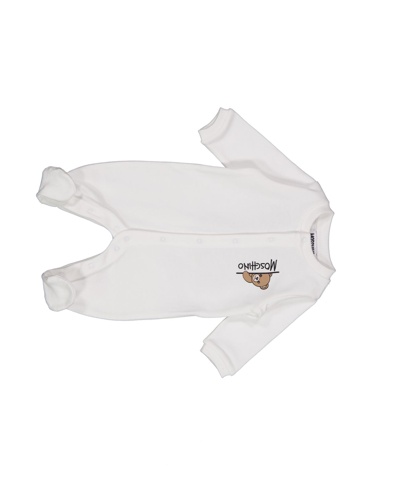 Moschino Baby Unisex Playsuit In White