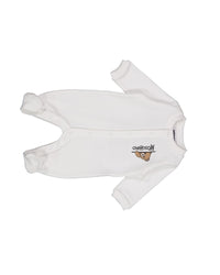 Moschino Baby Unisex Playsuit In White
